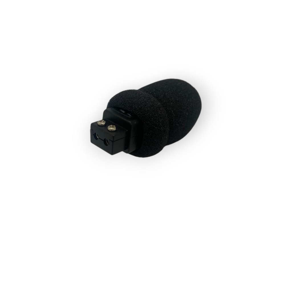 Extreme High Noise Electret Microphone, Non-Thumb Screw