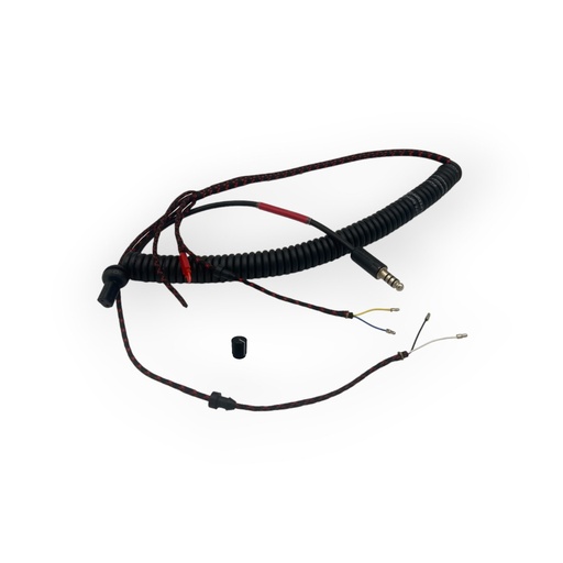 [C01.VC] 3' Coiled Communications Cord with Volume Control 