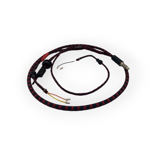 [C01.S-VC] Straight Communications Cord with Volume Control